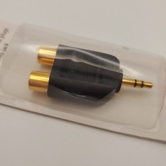 NEW VTG Sealed RadioShack Tandy Gold-Plated Audio Adapter 274-883