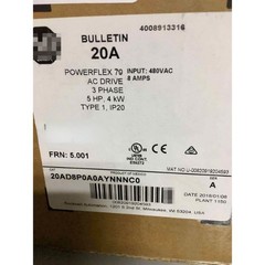 20AD8P0A0AYNNNC0 AB PowerFlex 70 AC Drive 8 A At 5 Hp 20A 20AD8P0A0AYNNNC0 GQ
