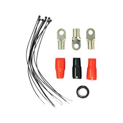SoundBox PK0-17, 0 Gauge Amp Kit Power Amplifier Install Wiring Cables – 7500W
