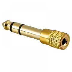TRS Stereo Audio Headphone Adapter 6.5mm 1/4″ Male to 3.5mm 1/8″ Female Jack