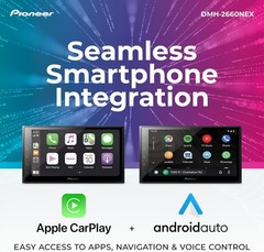 Pioneer DMH-2660NEX DDIN Touchscreen Radio CarPlay AndroidAuto HD Radio XM