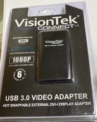 VisionTek Connect 1080 P USB 3.0 Video Adapter NEW