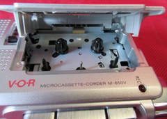 Sony M-650V Microcassette-Corder Handheld Voice Recorder Tapes Works Need Repair