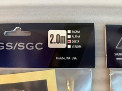 Shunyata Research Delta 2 Meter Grounding Cable | STIS Gold Spade/Spade | USA