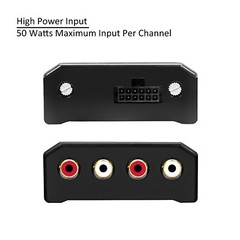 Recoil LOC4 Four Channel Speaker Cable to RCA adjustable Line Output Converter