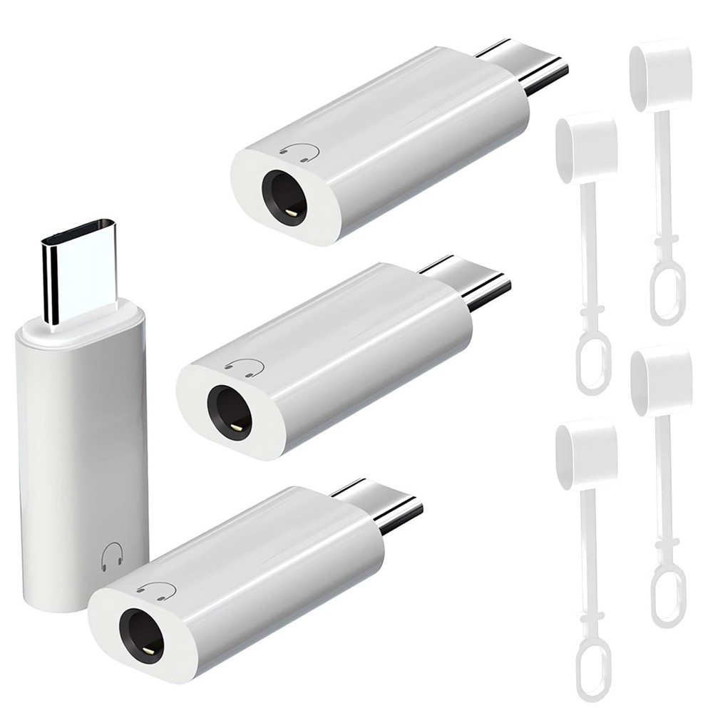 USB C to 3.5mm Headphone Jack Adapter, 3.5mm to USB C Adapter, Compatible wit…