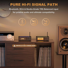 2 Channel Bluetooth Amp: Hifi 300W X2 Stereo Amplifier with BT 5.2 | HPF | Digit