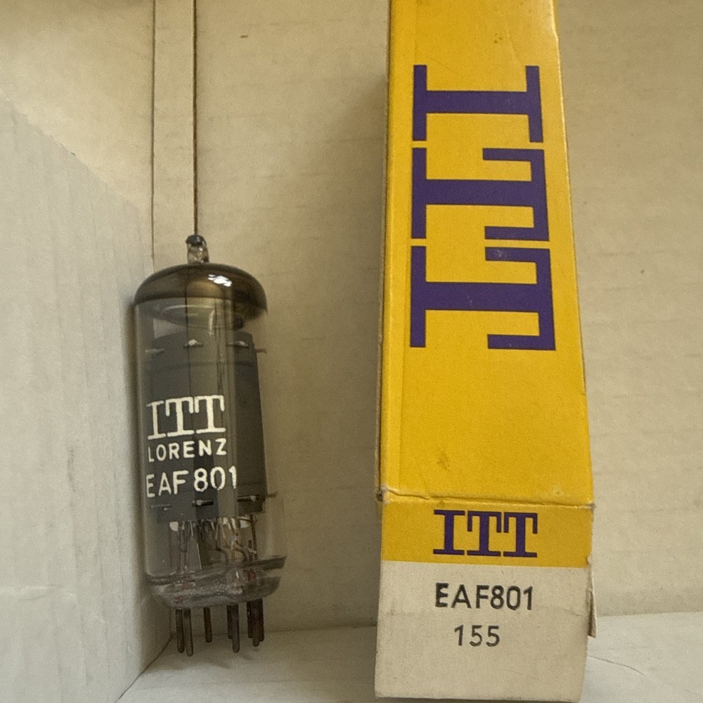 NOS EAF 801 Lorenz ITT Vacuum Tube Tu19