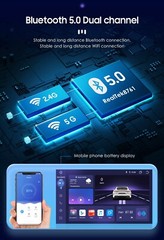 8G+128GB 10.1″ 8Core Android 14 1 Din Car Stereo Radio Carplay DSP GPS Navi Wifi