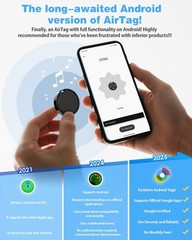 Android Tracker Tags – 4 Pack 2 Year Battery IP65 Waterproof
