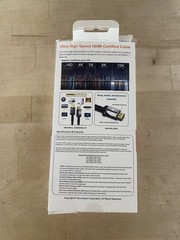Tera Grand ultra high speed HDMI cable 7680x4320p-8k HDR ultra hd-48 Gbps-6ft