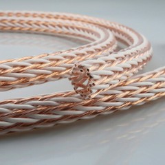 12TC 24 Strands 5AWG 8N OCC Pure Copper Bulk Cable HiFi Speaker Bi-wire DIY Lot