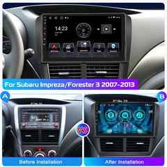 Android 15 Car Stereo Radio GPS Apple Carplay WIFI For Subaru Fores 2007-2013