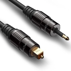 FosPower 3 6 10 FT Toslink to Mini SPDIF Fiber Optic Audio Digital Optical Cable