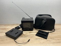 La Petite 1000 Black & White 4.5 Inch Portable Camping Mini TV 12V Tested