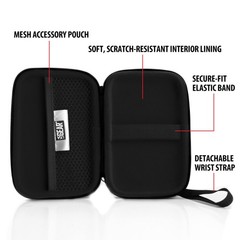 USA GEAR Protective Hard Shell Carrying Case for iPod Touch and MP3 Players
