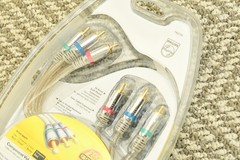 Philips Component Video Cable 6 Foot 24K Gold Plated Connectors M62795 NIP