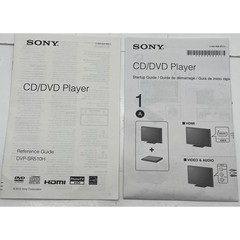 Sony DVP-SR510H DVD Player 1080p Upscaling HDMI CD Player with Remote and Box