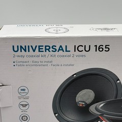 Focal ICU 165 Universal Integration 6-1/2″ 2-Way Coaxial Car Speakers Pair New