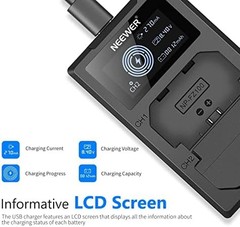 Dual USB Charger Kit with 2 Li-ION Batteries