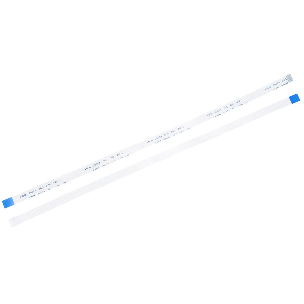 FFC Ribbon Flat Flexible Cable 12 Pin 0.5mm 250mm (B Type) for LCD Laptop, 20pcs