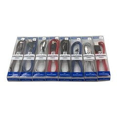 10 USB Type C Charging Cable 1m 2A USB-C Android Charger Wholesale Bulk UNICORN