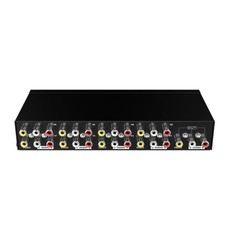 8-Port RCA Composite Video Audio AV 8-Way Switch Selector Switcher Splitter Box