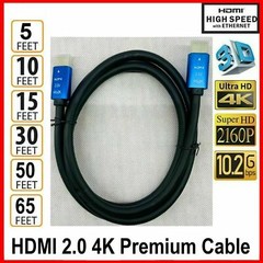 HDMI CABLE ULTRA 2.0a 4K 2160P 3FT 6FT 10FT 12FT 15FT 25FT 30FT 50FT 65FT LOT