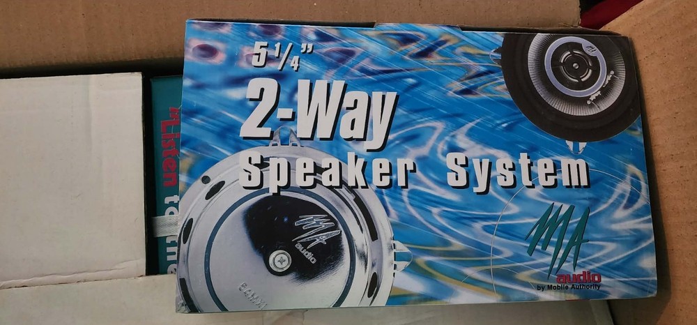 NOS,MA Audio 54mxi 5.25 speakers.old school 2000s