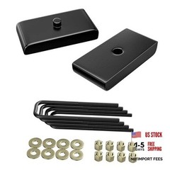 1″ Leveling Lift Block Kit for 1999-2023 Silverado Front: None, Rear: 1″