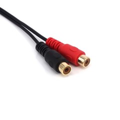 0.6FT 20cm 90 Degree Right-Angled 3.5mm (Mini) 1/8″ TRS Stereo Male to Dual F…