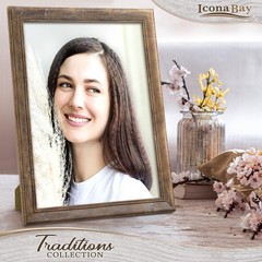 Icona Bay – 11×14 Chestnut Brown Picture Frame – Rustic 11×14,