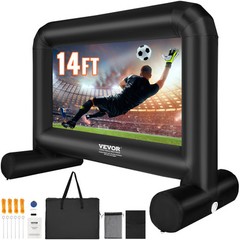 VEVOR Inflatable Movie Screen 14 FT Inflatable Projector Screen with Blower