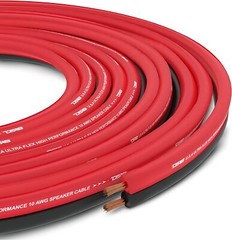 DS18 SW-16GA-100RB 16-GA Ultra Flex Speaker Wire Red and Black 100 Ft