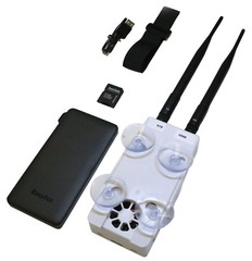 Stratux ADS-B Aviation Weather – Battery, Suction Mount, AHRS, WAAS GPS, Strap