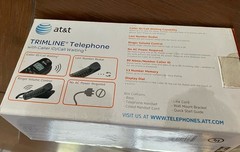 AT&T TR1909 Trimline telephone with 13 number memory,Open Box