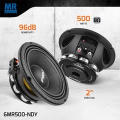 2x PRV Audio 6MR500-NDY Midrange Neodymium 6.5″ Speakers 8 Ohms 6 PRO Neo 1000W