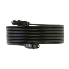 2-Pack – 25FT Toslink Digital Optical Audio Cable SPDIF Fiber Optic Sound Cord