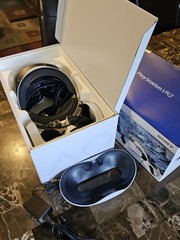 PS5 VR2 Bundle With Sense Controllers Charging Stand No Game Included Works Good