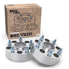 pcs 1.5 inch Hubcentric 5×4.5 Wheel Spacers 38mm (1.5in) Thickness 2 Silver