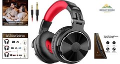 Stereo Headsets with Sound Isolation, Adjustable Headband & Detachable Cable