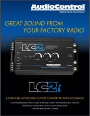 AUDIOCONTROL LC2I 2 CHANNEL LINE-OUTPUT HI-LOW CONVERTER SUBWOOFER CAR CONTROL