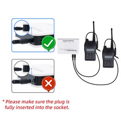 SR-628 Cross Band Duplex Repeater Controller with 2 X K Plug 46-K Cable for Kenw