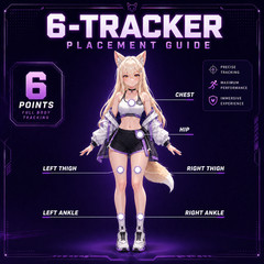 Slimevr Best Full Body Tracking FBT VRCHAT VR 6 Trackers BNO085 ULTIMATE Vive