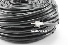 100ft RG6/U 18AWG Dual Shielded Bulk Coax Cable, CablesOnline R6-001