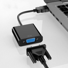 HDMI Male to VGA Female Adapter Cable Audio Converter For HDTV PC Monitor Laptop