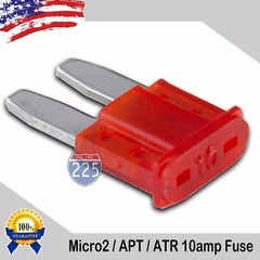 5 Pack 10A Micro2 Blade Fuse 10 AMP APT/ATR 32V Auto Car Truck Boat Marine RV US