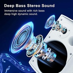 Herdio 4x 6.5″ 800W Outdoor Bluetooth Speakers Waterproof Wall Mount Speaker