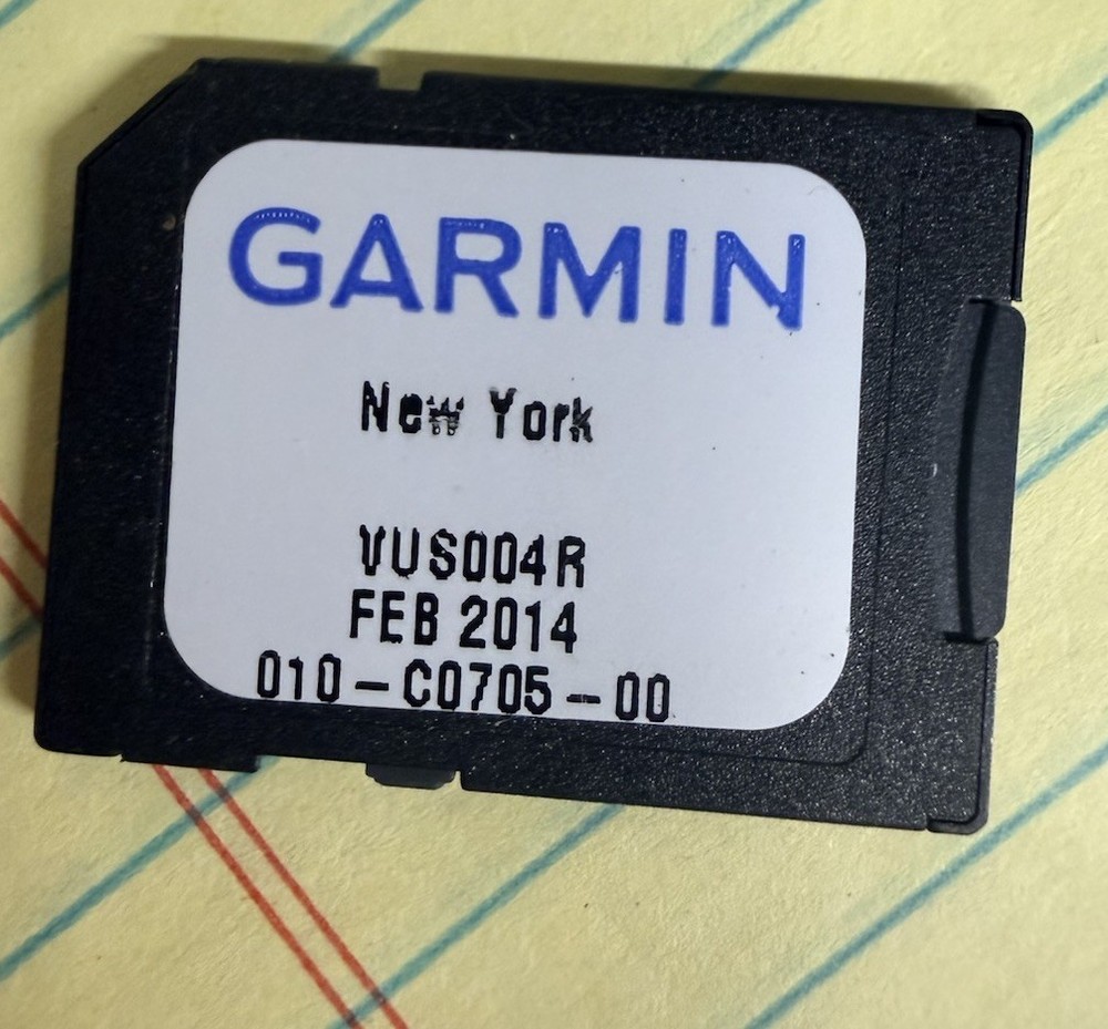 Garmin BlueChart VUS004R New York microSD/SD Map Card 2014