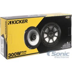 4) KICKER 43CSC654 CSC65 6.5″ 1200W RMS 4-Ohm Car Audio Coaxial Speakers